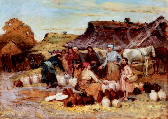 Deák Ébner, Lajos - Pottery Narket (Market Scene) | 41th Auction auction / 99 Lot