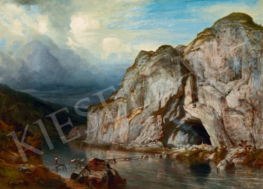 Telepy, Károly - At the entrance of Zichy Cave in Transsylvania | 41th Auction auction / 116 Lot
