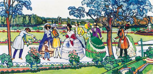  Faragó, Géza - Walk in the Park | 41th Auction auction / 154 Lot