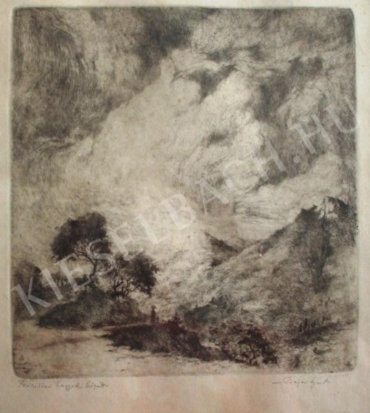  Bajor, Ágost (Bayer Ágoston) - Amongst Silician Mountains painting