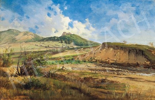 Gundelfinger, Gyula - Landscape, with ruins of a castle, 1870s | 17th Auction auction / 121 Lot