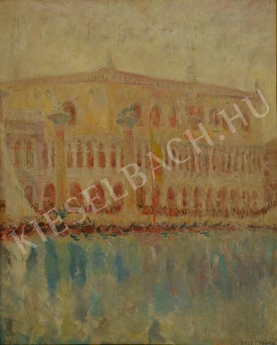 Basch, Árpád - Venezian Light in December (The Doge Palace from the Canale Grande) painting