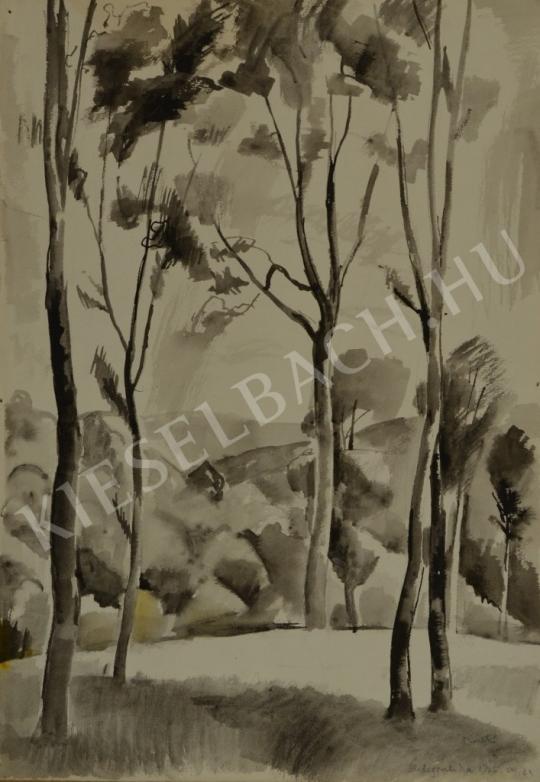  Patkó, Károly - Forest at Hidegpataka painting