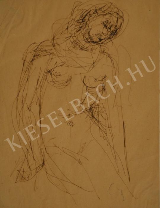  Czóbel, Béla - Female Nude painting
