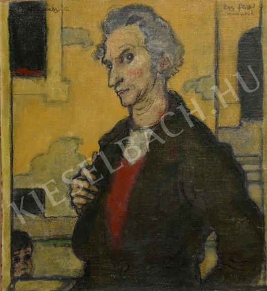 Vasvári, József - Painter with a Boy painting