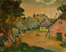 Vasvári, József - Sunshine in July (Courtyard) (1957)