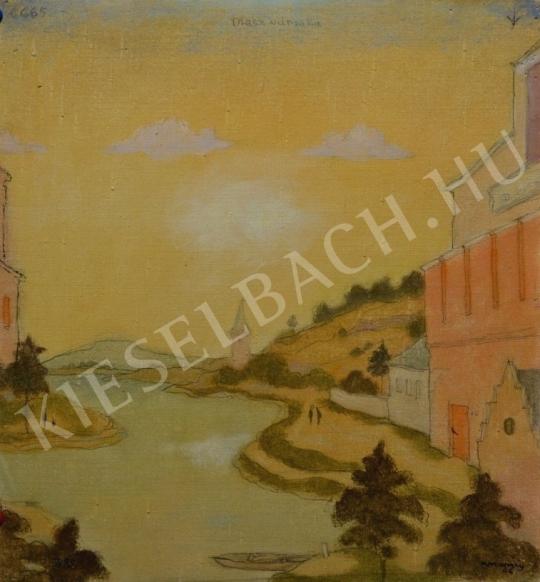 Vasvári, József - Italian Town painting