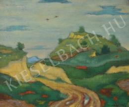 Vasvári, József - Landscape with Ducks (1950)