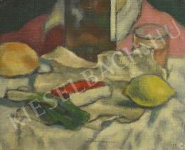 Vasvári, József - Still-life with Lemon (1950)
