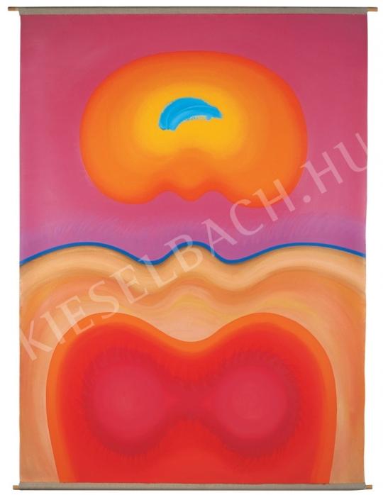  Keserü, Ilona - Rose-Orange Approach painting