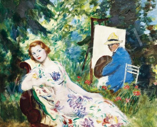  Csók, István - Painter and His Modell | 42th Auction auction / 18. Lot