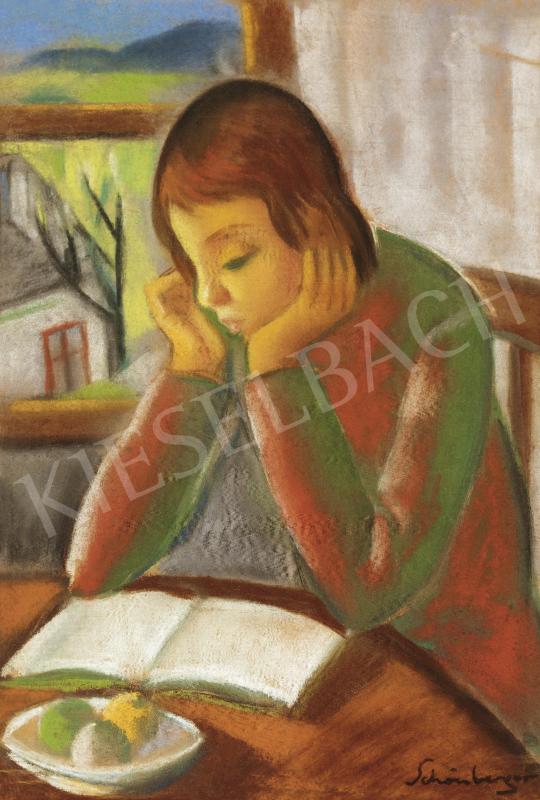  Schönberger, Armand - Girl Reading | 42th Auction auction / 93. Lot