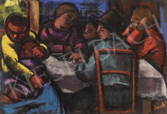  Jándi, Dávid - Family (By the Table) | 42th Auction auction / 96. Lot