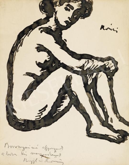 Rippl-Rónai, József - Female Nude Sitting | 42th Auction auction / 114. Lot