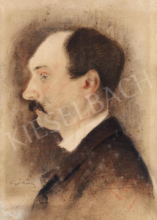 Rippl-Rónai József - Férfi portré | 42. Aukció aukció / 139. tétel