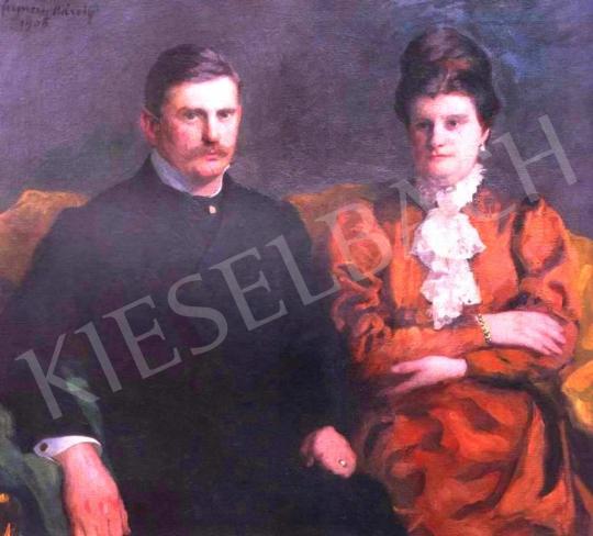  Ferenczy, Károly - Béla Jánossy and His Wife | 42th Auction auction / 187. Lot
