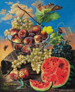 Gaál, Ignác - Still-life with fruit 