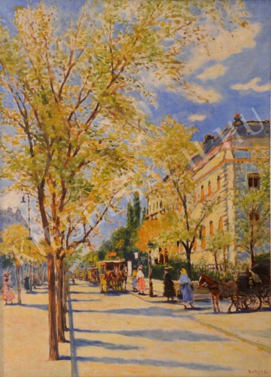  Berkes, Antal - The Andrássy Avenue painting