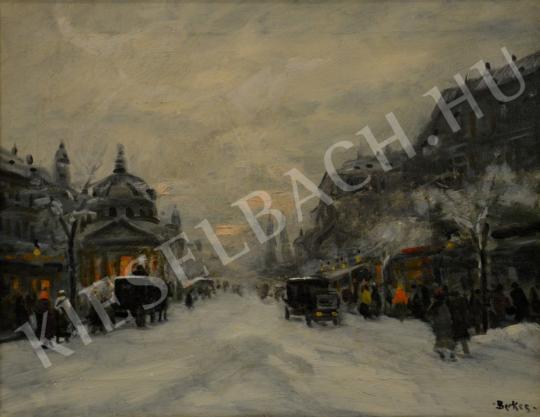 For sale  Berkes, Antal - Winter City 's painting