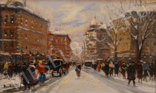 For sale  Berkes, Antal - Metropolitan Avenue in Winter 's painting