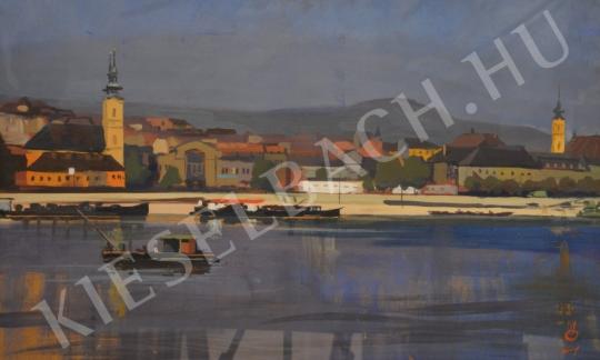 Ősz, Dénes - The Batthyány Squre from Pest painting