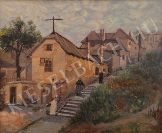 For sale  Hungarian Painter, 20th c. - Stairs 's painting