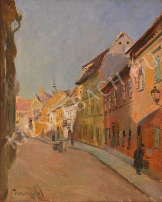 For sale Turmayer, Sándor - Street from Buda 's painting