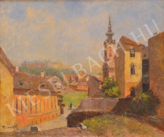 For sale Turmayer, Sándor - Tabán View with Orthodox Church and Buda Castle 's painting