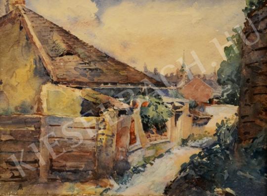 For sale Unknown Hungarian painter - House in the Outskirts 's painting