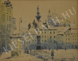 Nowakowski, Signed - Polish Town's Main Sqaure 