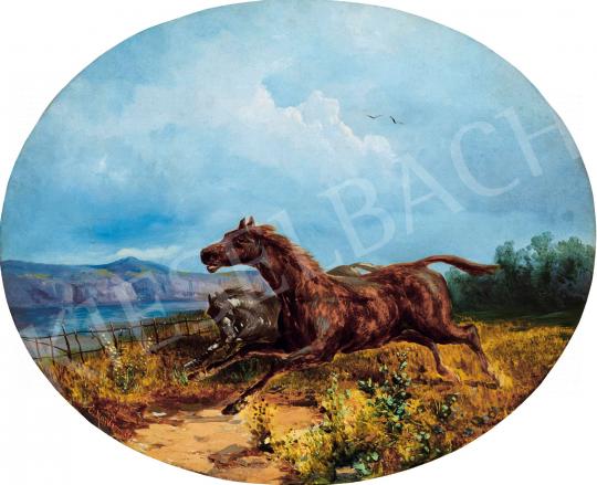 Markó, Henrik (Marko, Enrico) - Horses | 42th Auction auction / 39. Lot
