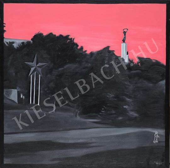  Fehér, László - Star on the Hill painting