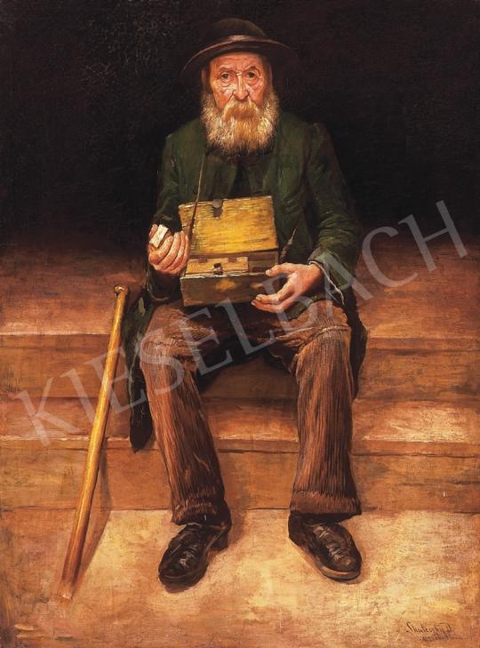 Skuteczky, Döme - Wandering Jewish man (Cigarette vendor) | 17th Auction auction / 196 Lot