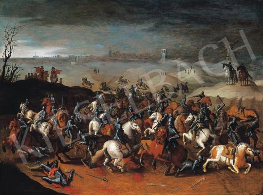 Ismeretlen németalföldi festő, 17. század - Csata | 17. Aukció aukció / 213 tétel