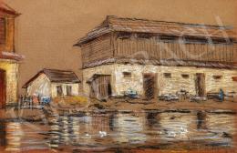  Mednyánszky, László - Houses by the Lake (1924)