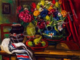  Jándi, Dávid - Still-life of Flowers and Fruits 