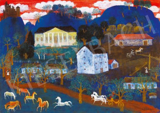 Pekáry, István - Croft in the Mansion (Large Fairy Tale Landscape) | Spring Auction auction / 102 Lot