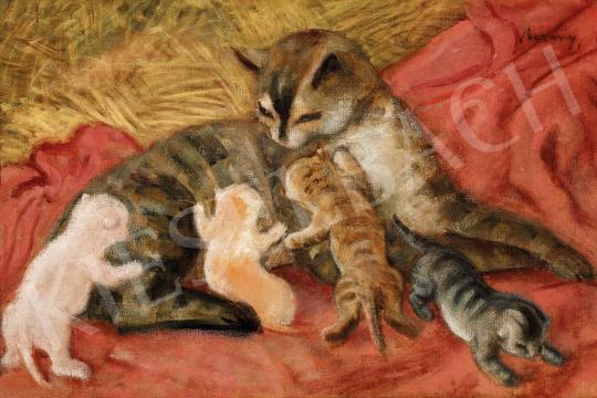 Berény, Róbert - Family (Cats) | Spring Auction auction / 110 Lot