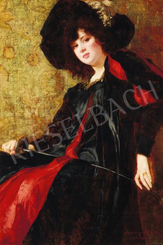 Spányik, Kornél - Beauty with a Hat | Spring Auction auction / 137 Lot