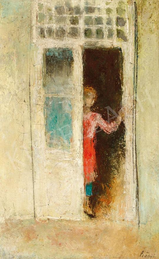  Szőnyi, István - Zsuzsika by the Door | Spring Auction auction / 163 Lot