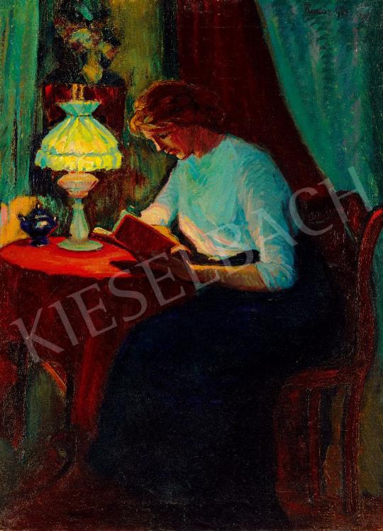 Kádár, Géza - Girl Reading | Spring Auction auction / 166 Lot