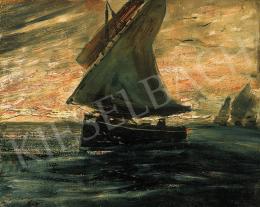  Gulácsy, Lajos - Sailing boat 