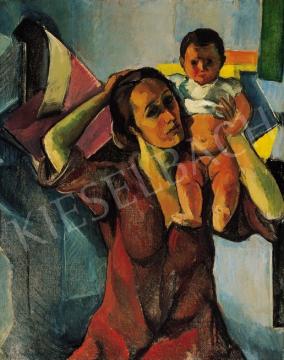  Perlrott Csaba, Vilmos - Mother and child | 16th Auction auction / 48 Lot