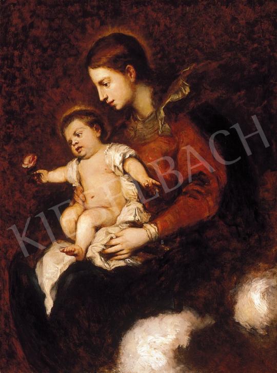  Benczúr, Gyula - Madonna with the child Jesus, about 1870 | 16th Auction auction / 66 Lot