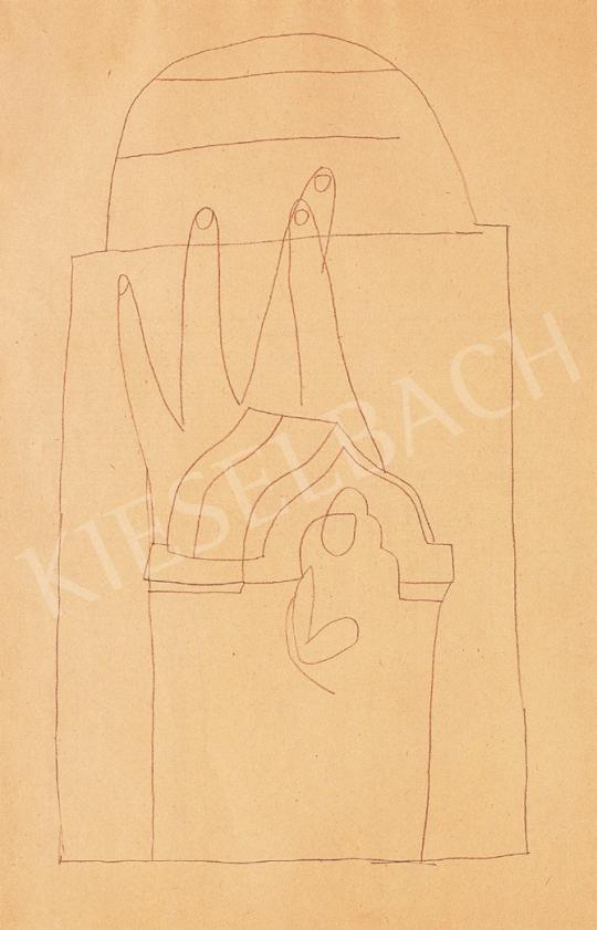 Vajda, Lajos - Chapel with hand | 16th Auction auction / 83 Lot