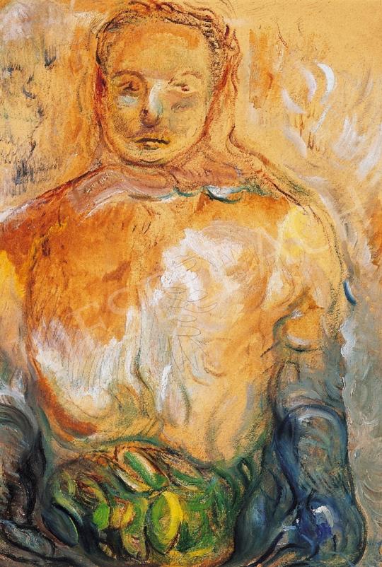  Tóth, Menyhért - Woman with a basket | 16th Auction auction / 107 Lot
