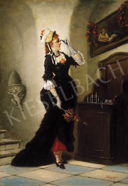 Blanche jelzéssel - Kokott, 1890 körül 