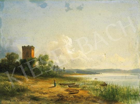 Ifj. Markó, Károly jr. - The view of Trasimeno lake | 16th Auction auction / 144 Lot