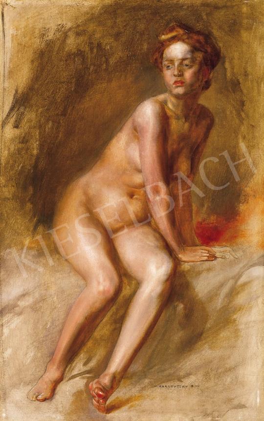  Karlovszky Bertalan - Vörös hajú lány | 16. Aukció aukció / 154 tétel