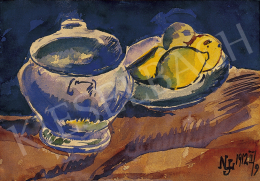  Nemes Lampérth, József - Still life with lemons II. 